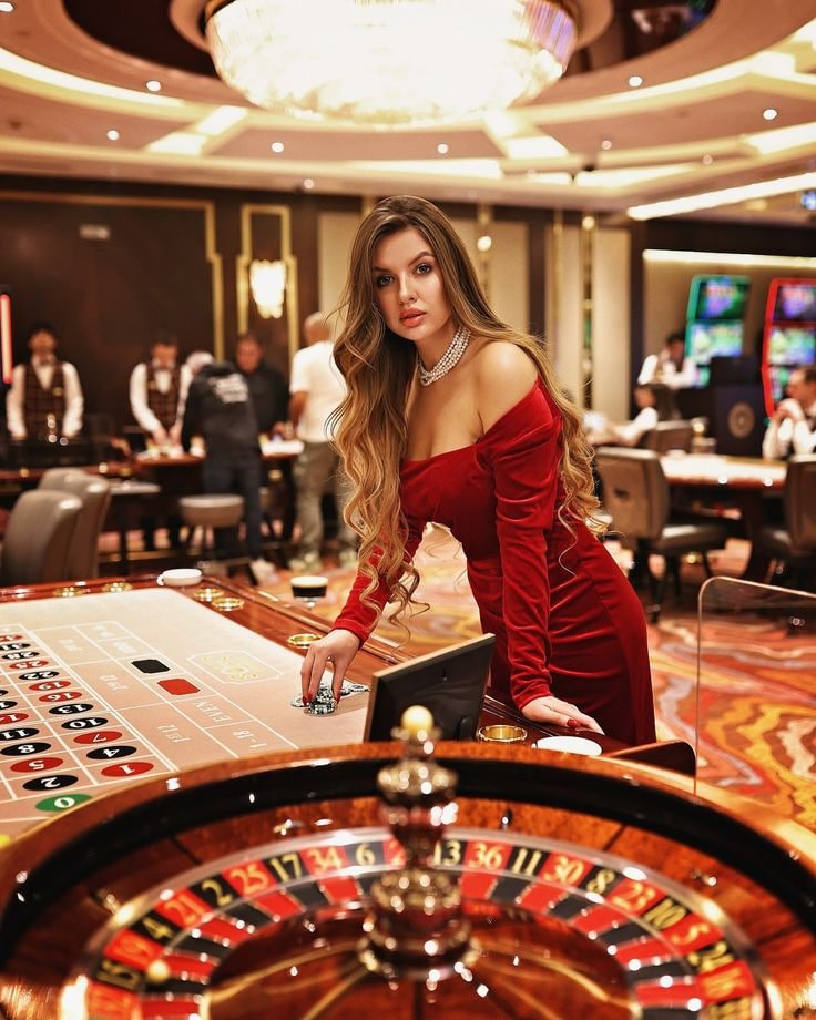 Live casino dealer table with cards and chips on jili demo platform